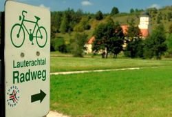 At the Lauterachtal bike path