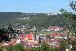 View of Beilngries and the castle Hirschberg_© Stadt Beilngries