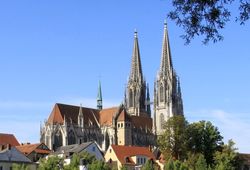 Pohled na katedrálu sv. Petra v Regensburgu_© Regensburg Tourismus GmbH