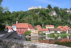 Kallmünz mit Burg_© Susanne Kammerer